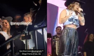 Lauana Prado discute com prefeito durante show no Goiás: “me chamou de baranga”