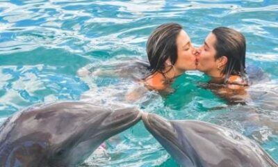 Lauana Prado troca beijos com a namorada em viagem pelo Caribe. Veja fotos!