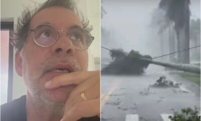 Leandro Hassum se manifesta em meio a passagem do furacao