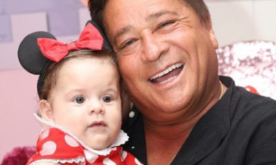 Leonardo comemora 2 anos de Maria Flor com vídeo da neta cantando. Veja!