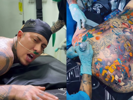 MC Daniel toma anestesia geral para fazer tatuagem nas costas por 7 horas. Veja resultado 31 MC Daniel toma anestesia geral para fazer tatuagem nas costas por 7 horas. Veja resultado