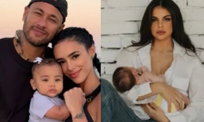 Mae da filha mais nova de Neymar reage a post