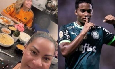 Mãe de Endrick deixa climão no passado e se aproxima de nora em jantar