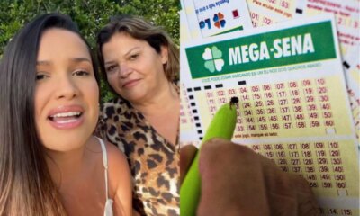 Mae de Juliette acerta numeros na loteria e fatura premio