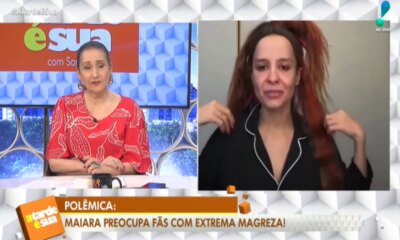 Magreza de Maiara nao passa despercebida por Sonia Abrao ‘Houve