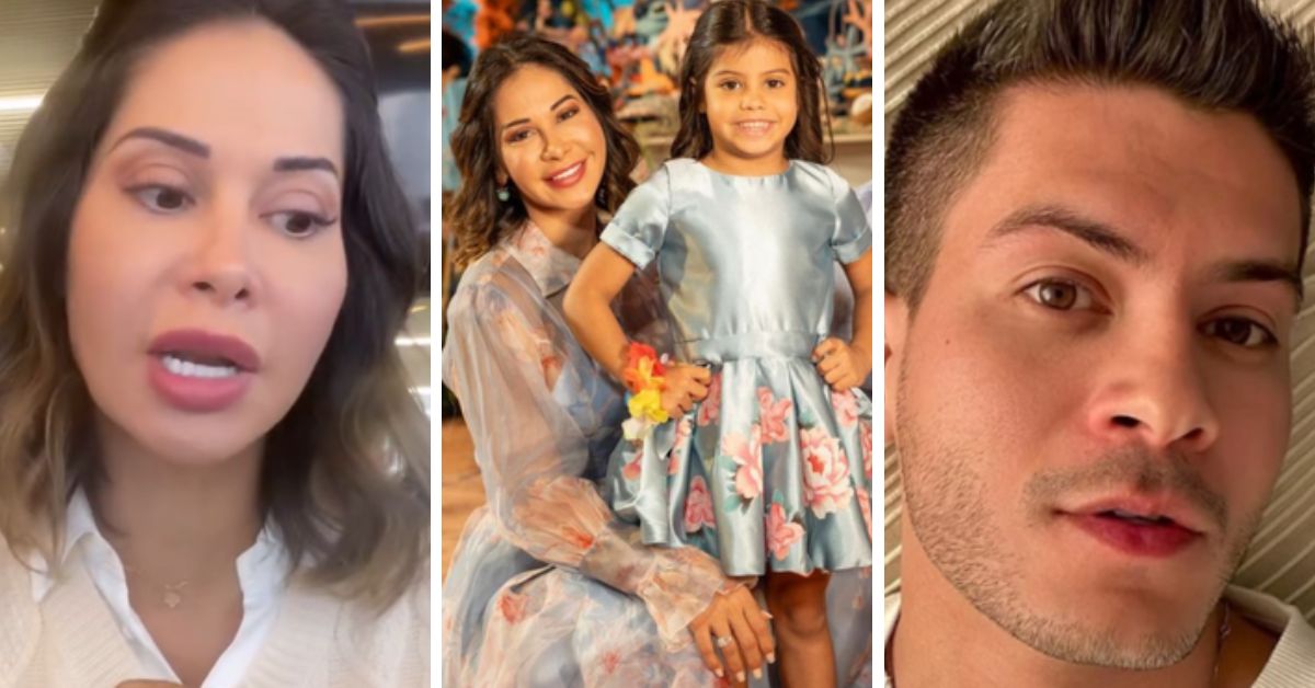 Maíra Cardi quebra o silêncio e diz o verdadeiro motivo de Arthur não ter sido convidado para festa da filha: 'Simples fato'; video 31 Maira Cardi quebra o silencio e diz o verdadeiro motivo