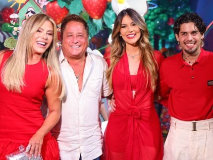 Maria Flor faz 2: Leonardo e Poliana Rocha brilham em festão da neta 31 Maria Flor faz 2: Leonardo e Poliana Rocha brilham em festão da neta