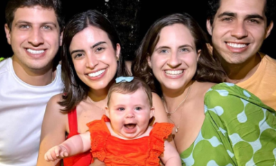 Maria Helena, a afilhada de João Campos e Tabata Amaral, rouba a cena nas redes sociais