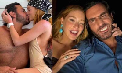 Marina Ruy Barbosa aparece em fotos romanticas com o noivo