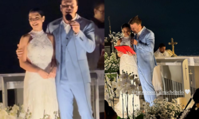 Michel Teló e Thais Fersoza renovam casamento em cerimônia luxuosa no Cristo Redentor