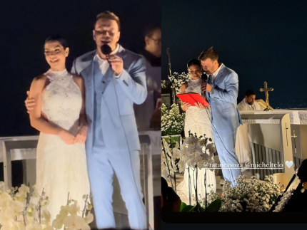 Michel Teló e Thais Fersoza renovam casamento em cerimônia luxuosa no Cristo Redentor 31 Michel Teló e Thais Fersoza renovam casamento em cerimônia luxuosa no Cristo Redentor