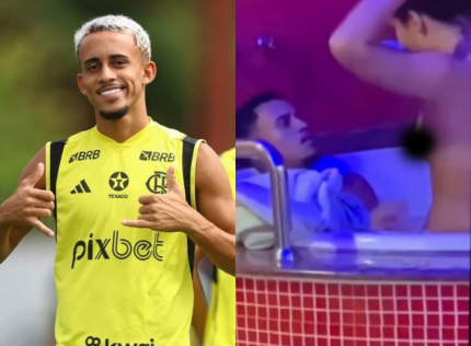 Mulher descobre que é amante de jogador do Flamengo. Imagens em banheira de motel vazam entre amigos 31 Mulher descobre que e amante de jogador do Flamengo Imagens