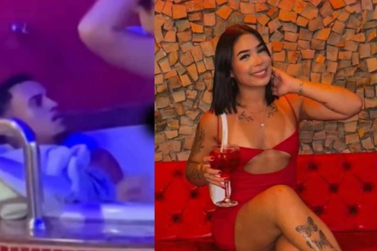 Namorando jogador do Flamengo e exposto em videos com escandalo