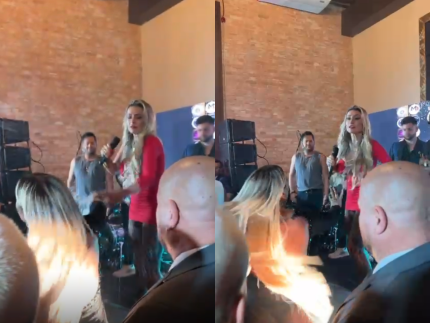 Outro ângulo: Andressa Urach se desculpa enquanto Juju tenta quebrar tudo durante expulsão da festa 31 Outro ângulo: Andressa Urach se desculpa enquanto Juju tenta quebrar tudo durante expulsão da festa