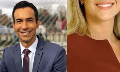 Poucos sabem mas Cesar Tralli ja foi casado com jornalista