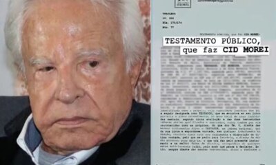 Testamento de Cid Moreira e divulgado e revela o real
