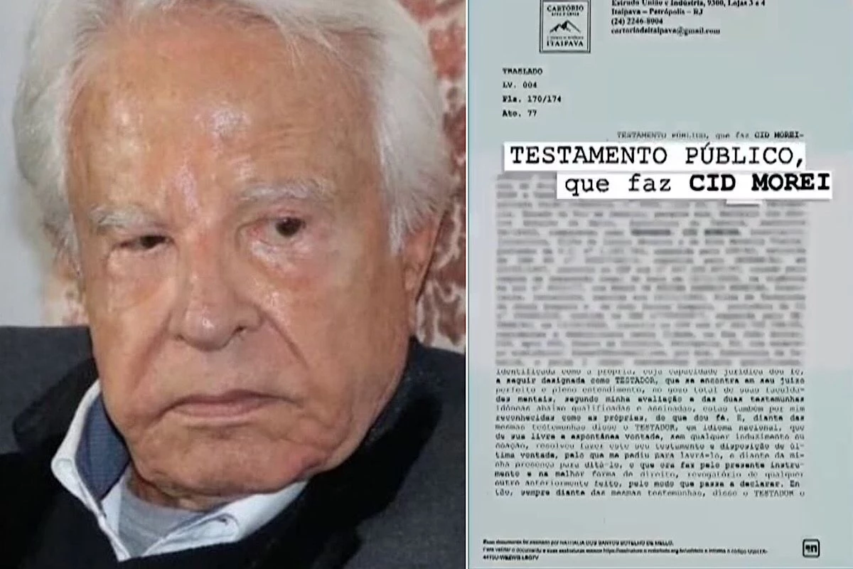 Testamento de Cid Moreira é divulgado e revela o real motivo que fez o jornalista deserdar os dois filhos 31 Testamento de Cid Moreira e divulgado e revela o real