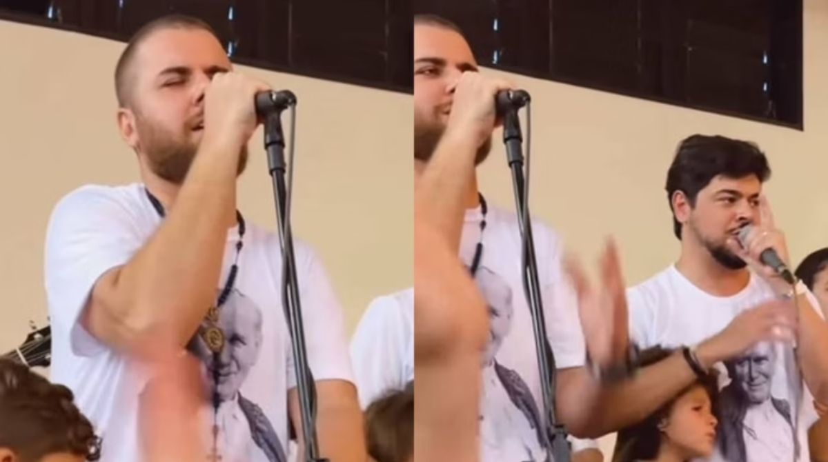 Tratando depressão e afastado dos palcos, Zé Neto canta em evento religioso; Video 31 Tratando depressao e afastado dos palcos Ze Neto canta em