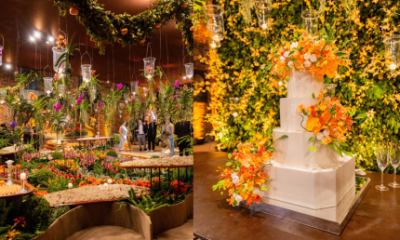 Veja detalhes da decoração da festa de casamento de João Gomes e Ary Mirelle