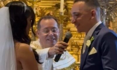 Veja entrada de Ary Mirelle em casamento com João Gomes