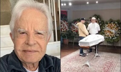 Velorio de Cid Moreira e realizado em Petropolis filhos nao