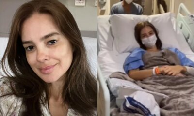 Vera Viel esposa de Rodrigo Faro se emociona em primeira
