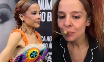 Video da sertaneja Maiara mastigando vento gera preocupacao de fas
