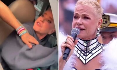 Video mulher cospe em Xuxa chama a artista de ‘abusada