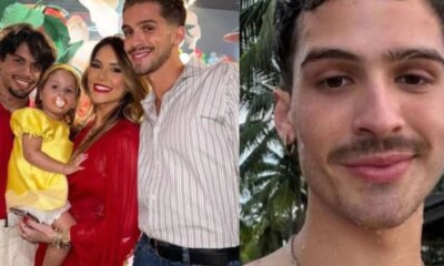 Virginia brinca com a presenca de Joao Guilherme na festa