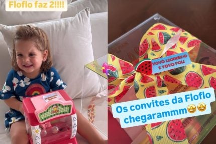 Virginia surpreende com convite de brinquedo para aniversário de Maria Flor 31 Virginia surpreende com convite de brinquedo para aniversário de Maria Flor