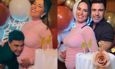 Zeze se declara para Graciele em seu aniversario de 44