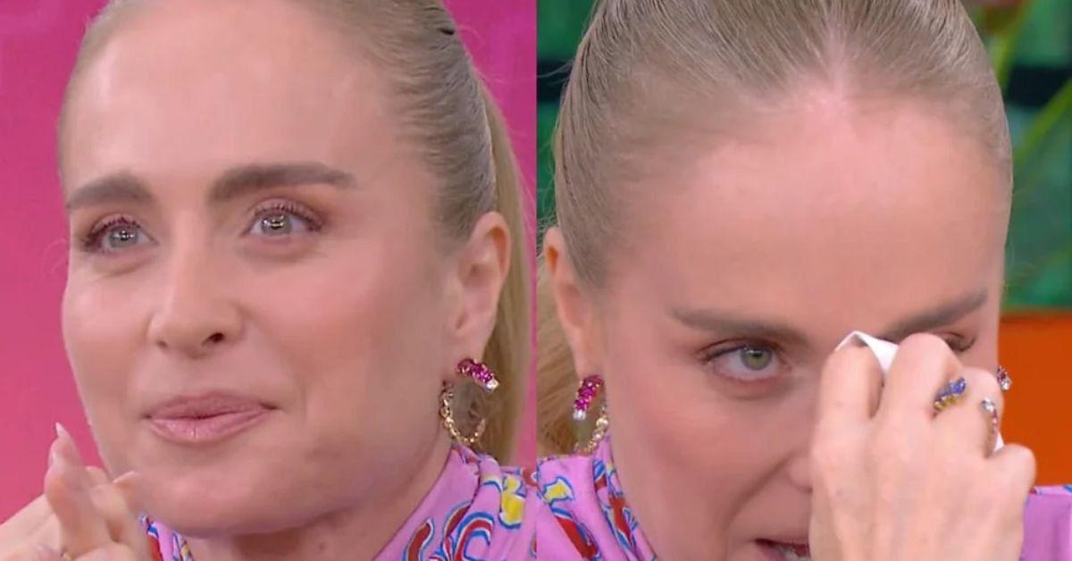 Angélica chora ao vivo ao fazer revelação sobre o seu casamento de 20 anos Luciano Huck: 'Não é fácil' 31 Angelica chora ao vivo ao fazer revelacao sobre o seu