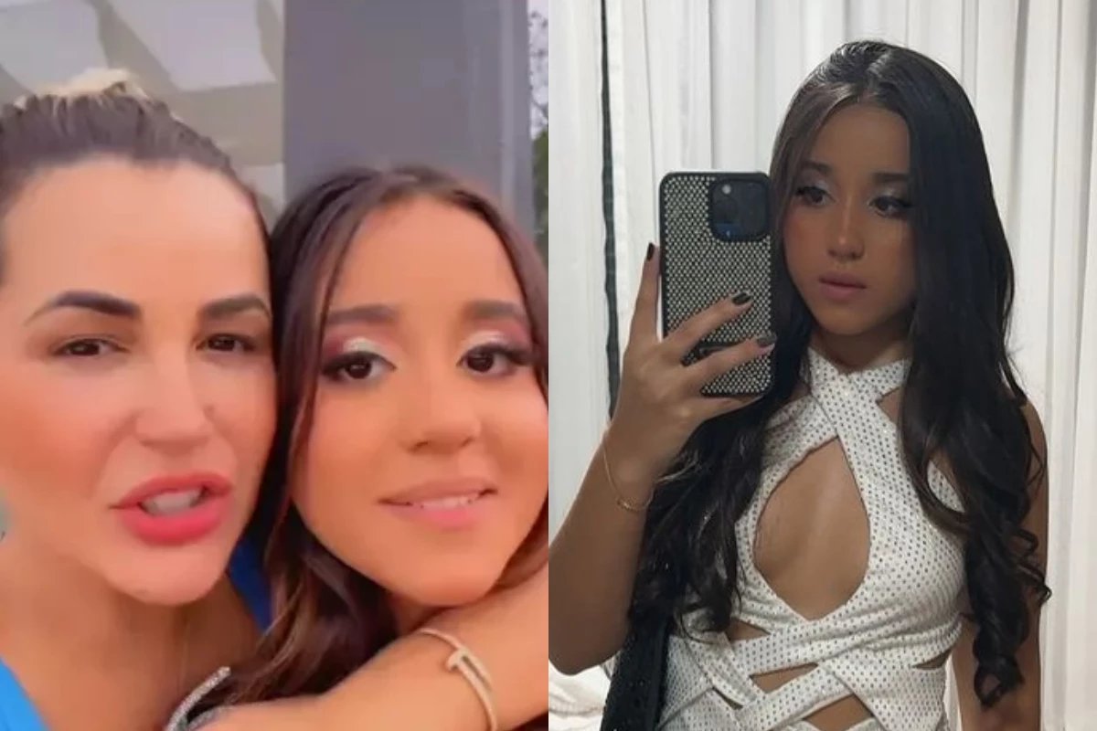 Aos 16 anos sobrinha de Deolane Bezerra coloca silicone e