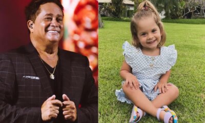 Avo orgulhoso Leonardo comenta carisma da neta Maria Flor ‘E
