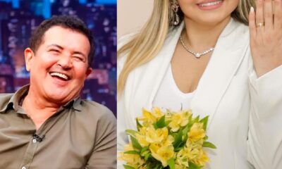 Beto Barbosa e criticado por casar com jovem 40 anos