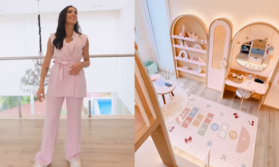 Bruna Biancardi exibe decoração luxuosa de brinquedoteca para Mavie