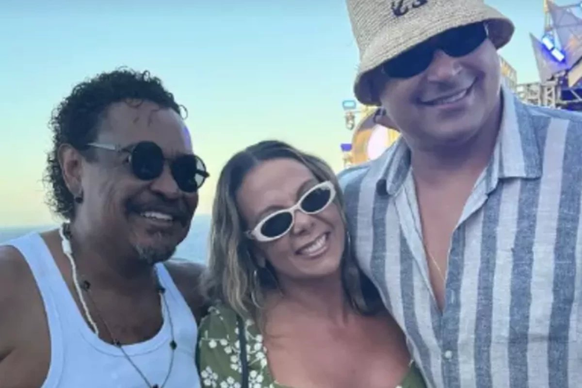 Carla Perez aparece ao lado de Compadre Washington e suposta