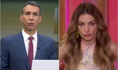Cesar Tralli interrompe programa de programa de Patricia Poeta e