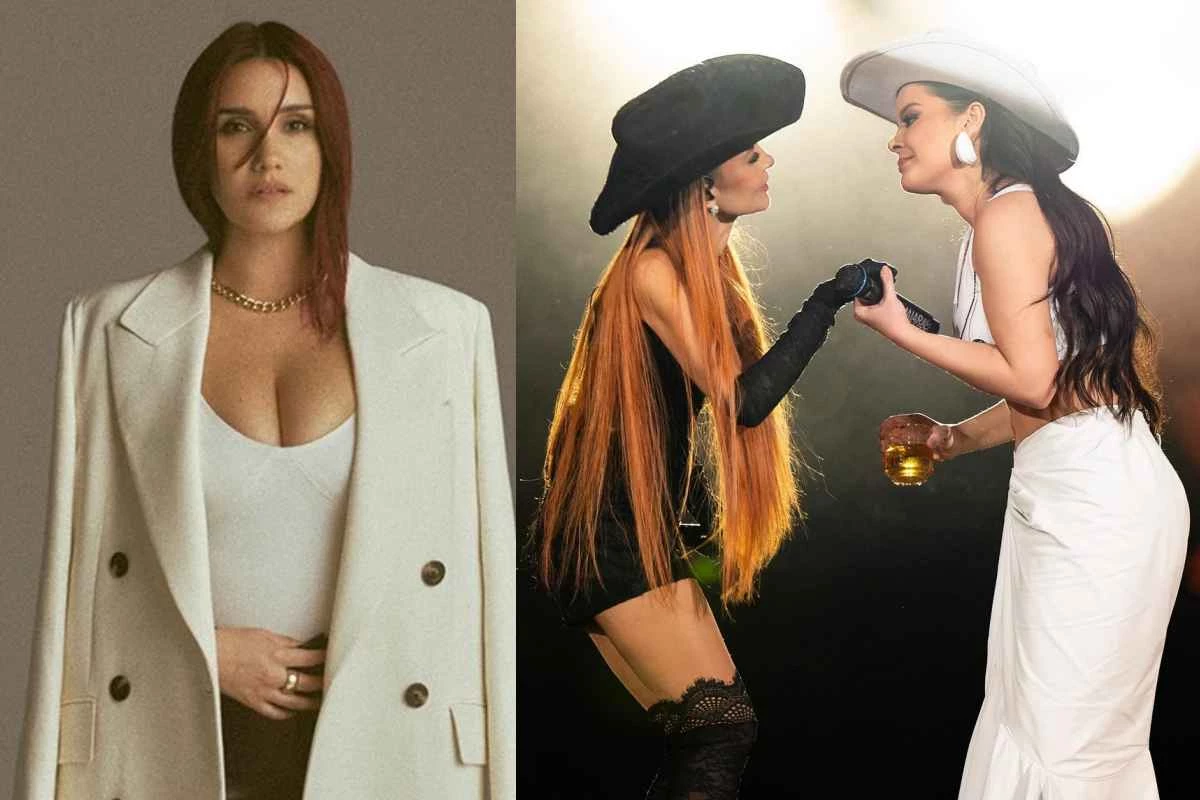 Dulce Maria abala as estruturas da música sertaneja ao ensaiar parceria com a dupla Maiara e Maraisa 31 Dulce Maria abala as estruturas da musica sertaneja ao ensaiar