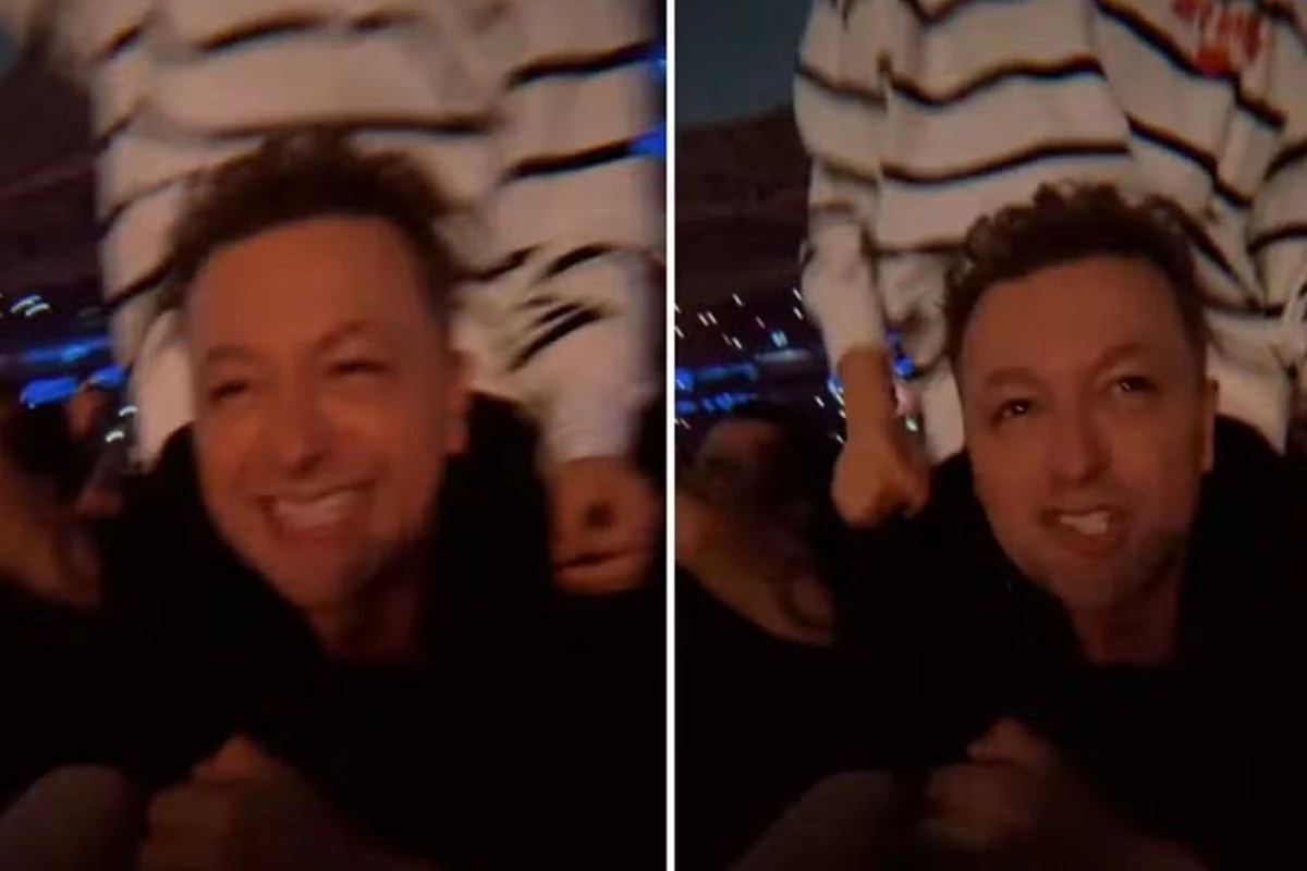 Em clique raro, Lucas Lima surge assistindo show junto ao seu filho com Sandy: ‘Com meu filho na cacunda’ 31 Em clique raro Lucas Lima surge assistindo show junto ao