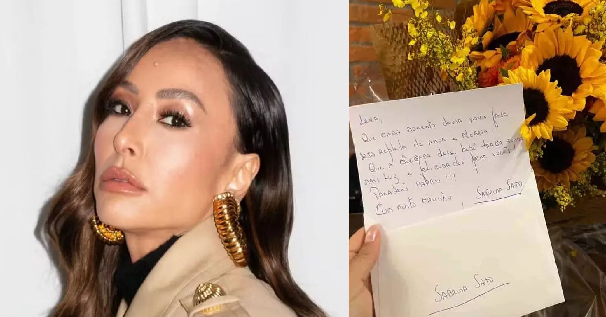 Em meio a dor da perda Sabrina Sato escreve carta