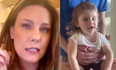 Esposa de Tiago Leifert atualiza estado de Lua apos diagnostico