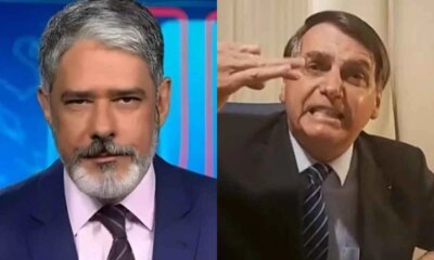 Esta foi a atitude de William Bonner durante o Jornal