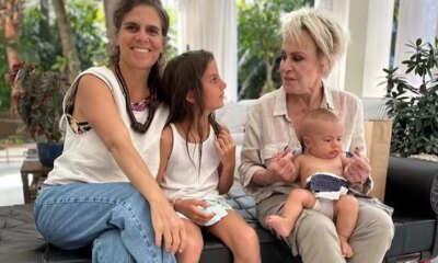 Filha de Ana Maria Braga mostra presentao que ganhou da