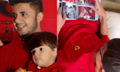 Filho de Cristiano Araújo abre caixa com pertences do pai após 9 anos