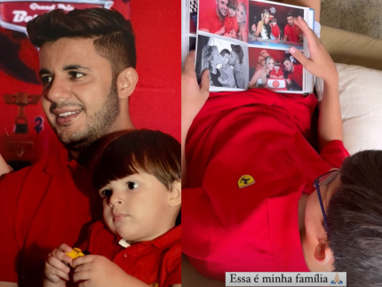 Filho de Cristiano Araújo abre caixa com pertences do pai após 9 anos 31 Filho de Cristiano Araújo abre caixa com pertences do pai após 9 anos