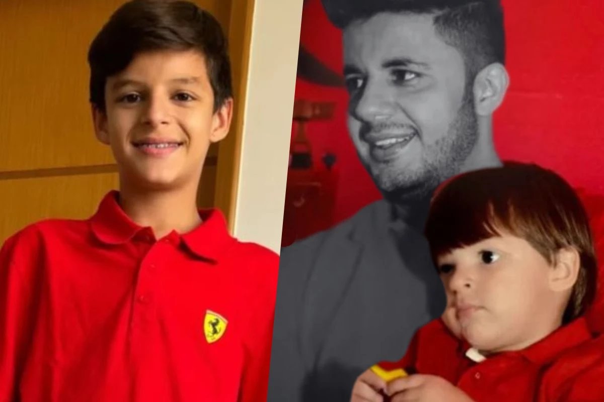 Filho de Cristiano Araujo abre caixa misteriosa do pai com