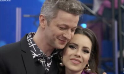 Filho de Sandy e flagrado em show com o pai