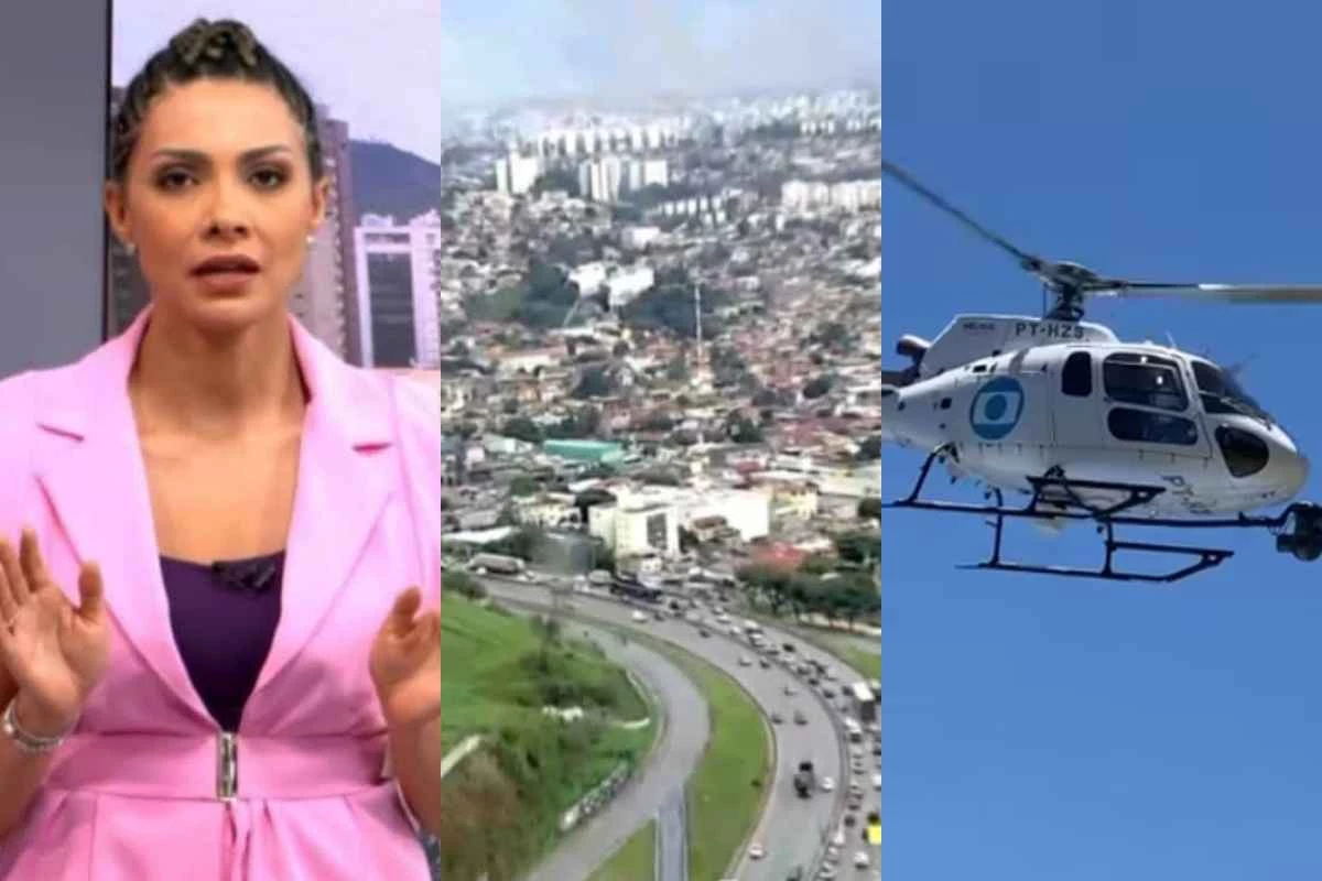 Globocop é atingido ao vivo e gera estrondo; piloto fez pouso de emergência 31 Globocop e atingido ao vivo e gera estrondo piloto fez