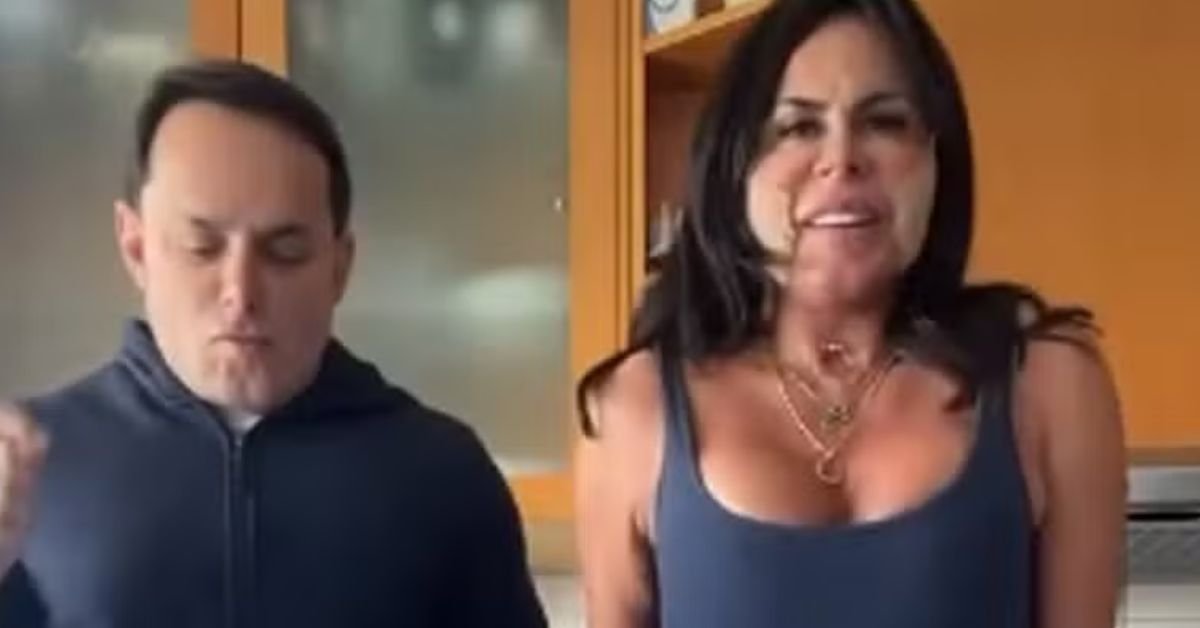 Gretchen posta video dancando ao lado de seu marido e